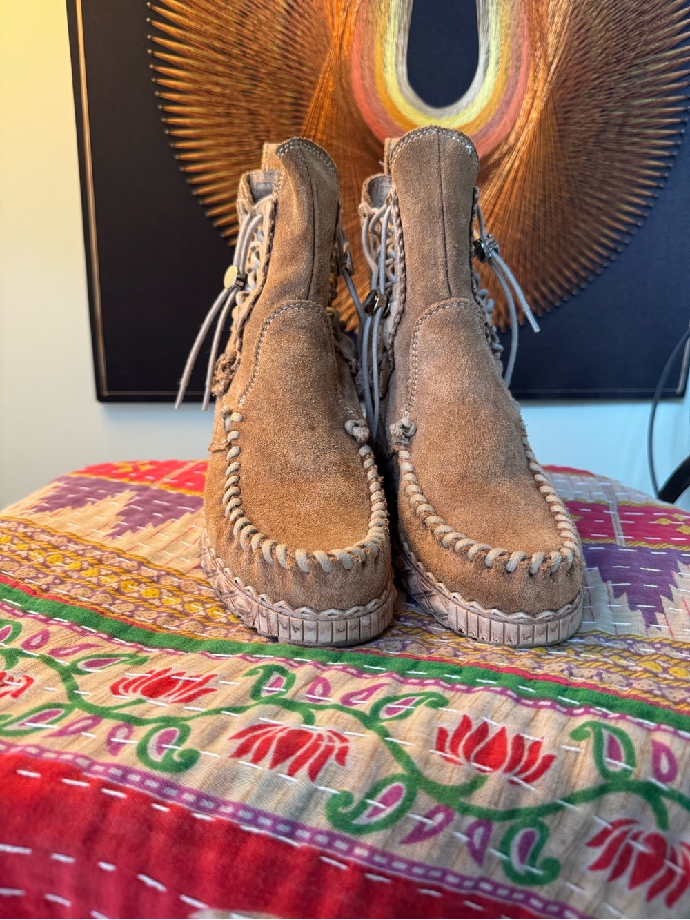 El Vaquero Agnes Hidden Wedge Ankle Boot 38/ 7.5 or 8 - Picture 4 of 16